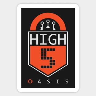 High Five, Ready Player One, book cover 1&2 Sticker